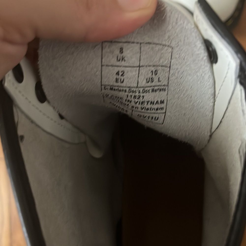 Doc martens 1460 SMOOTH LEATHER LACE UP BOOTS 10 - Picture 5 of 9